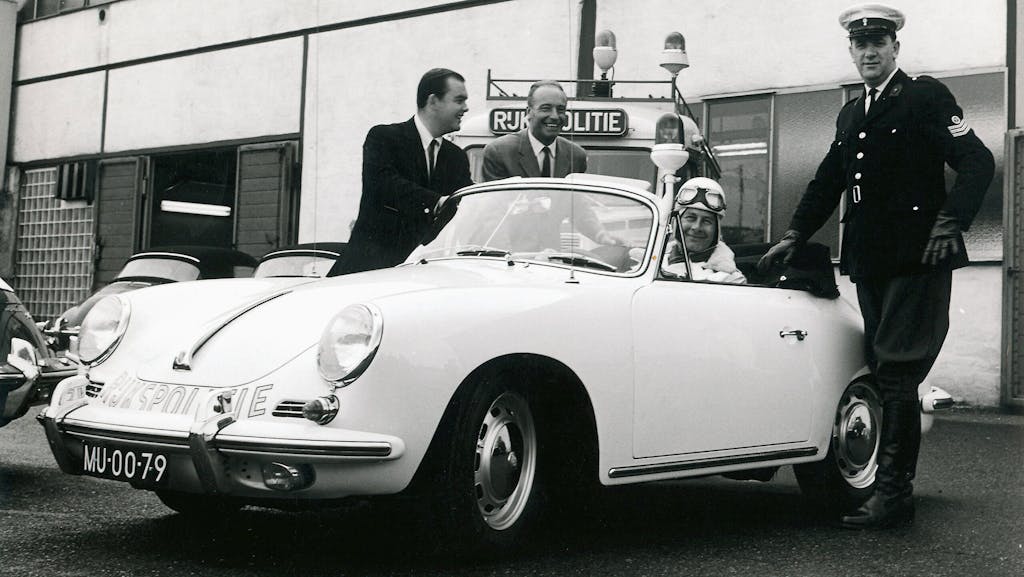 Dutch police Porsche 356 Cabriolet