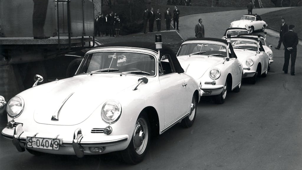 Dutch police Porsche 356 Cabriolet