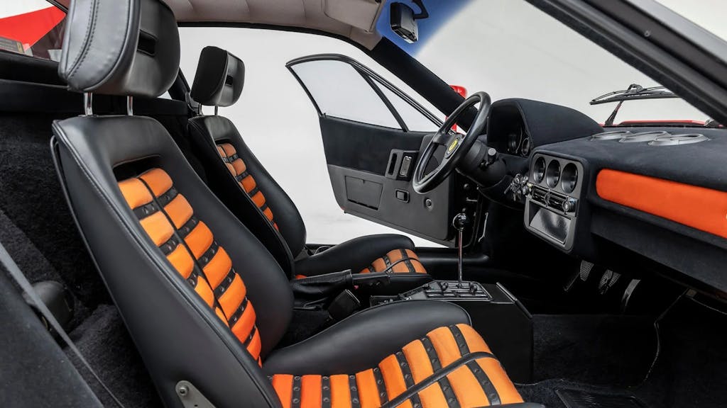 1985 Ferrari 288 GTO interior