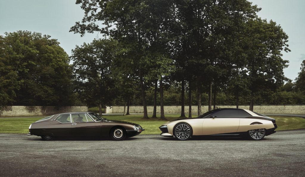 Citroën SM Tribute and old SM