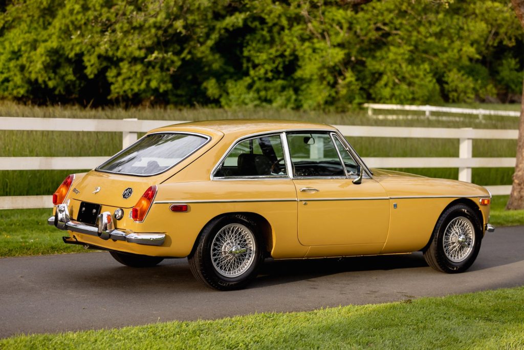 1972 MGB GT rear 3/4