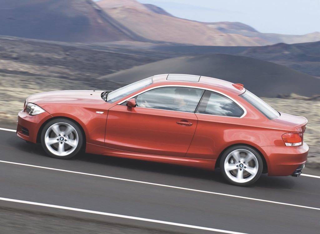 BMW 1 Series coupe profile