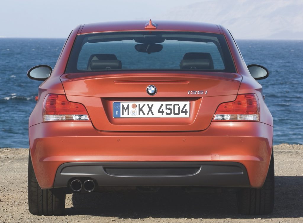 BMW 1 Series coupe rear