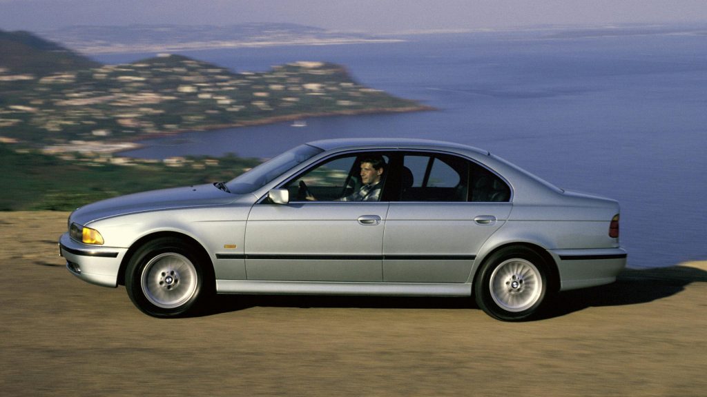 BMW 540i saloon driving