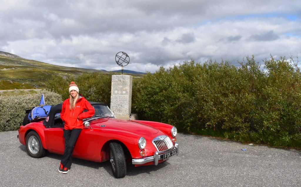 1960 MGA Charlotte Vowden arctic circle