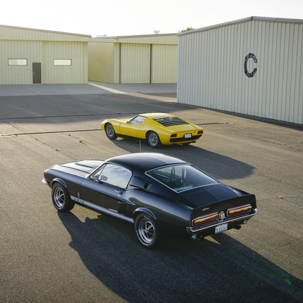 Shelby GT500 and Miura