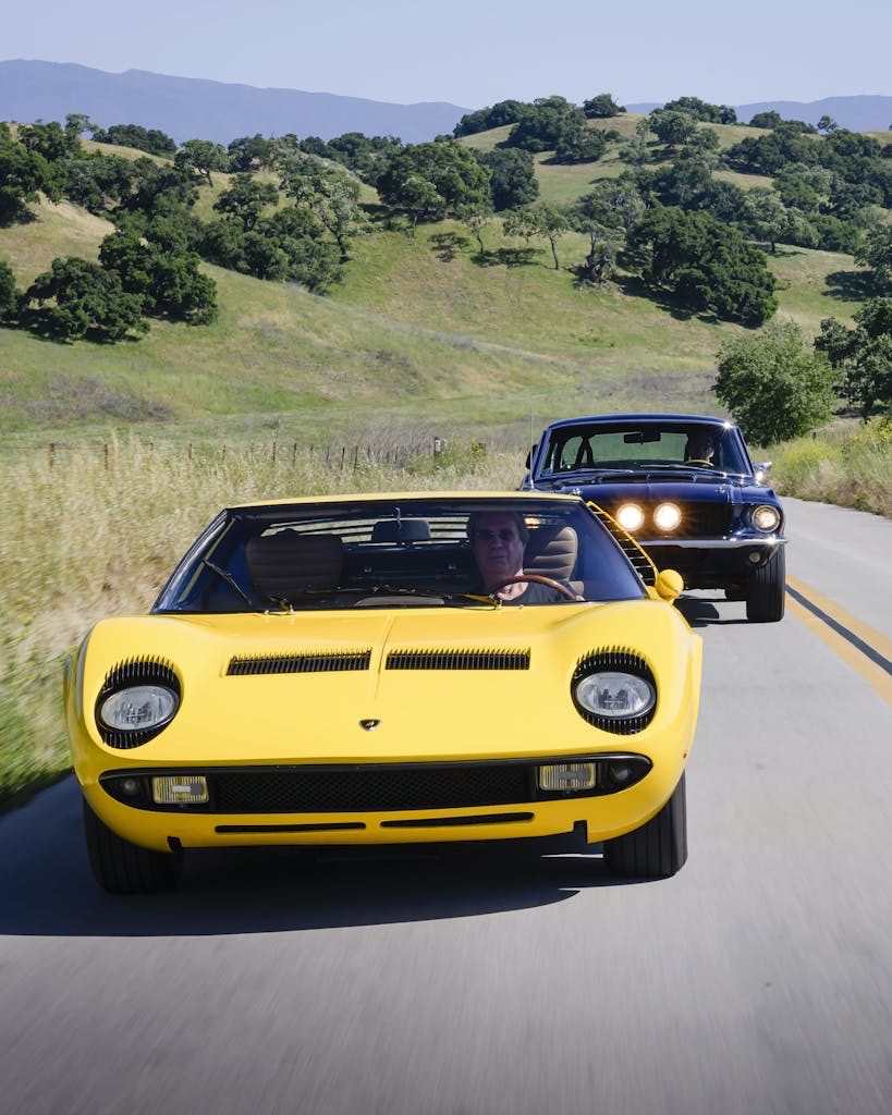 Shelby GT500 and Miura