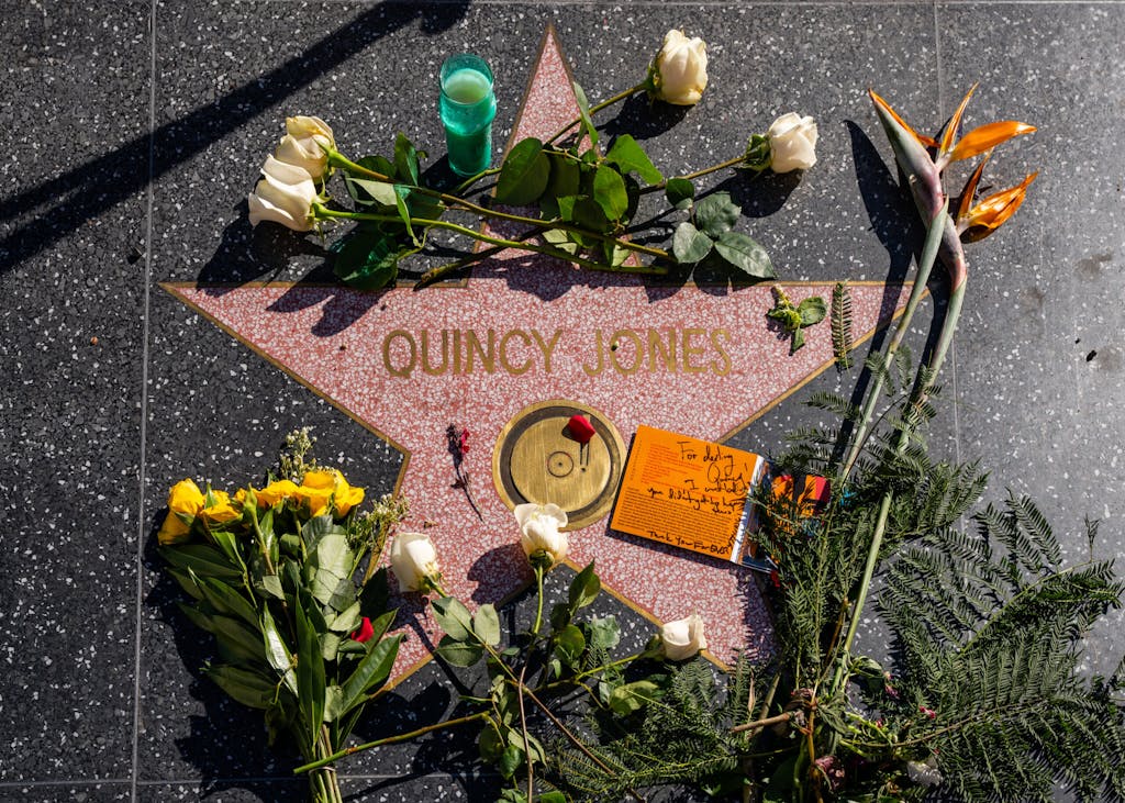 Quincy Jones Hollywood star