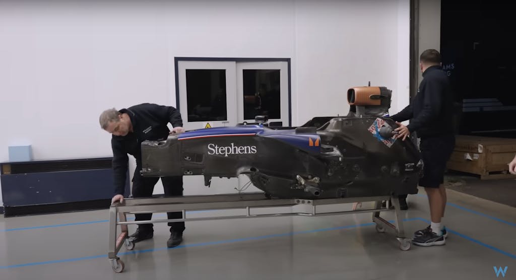 Williams F1 car rebuild