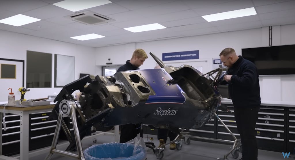 Williams F1 car rebuild