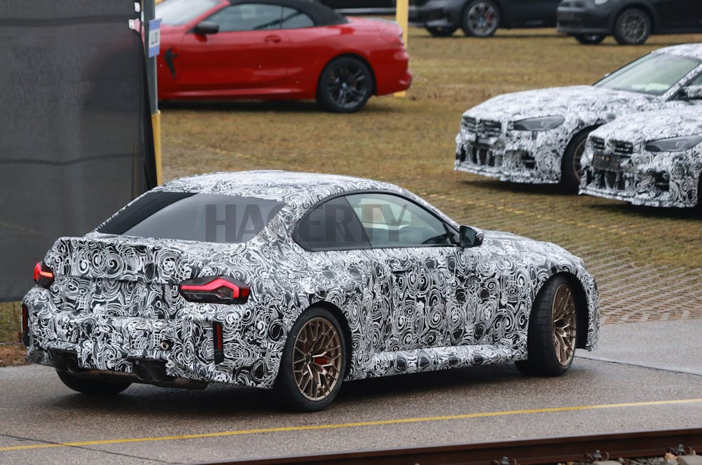 BMW M2 CS camo rear 3/4