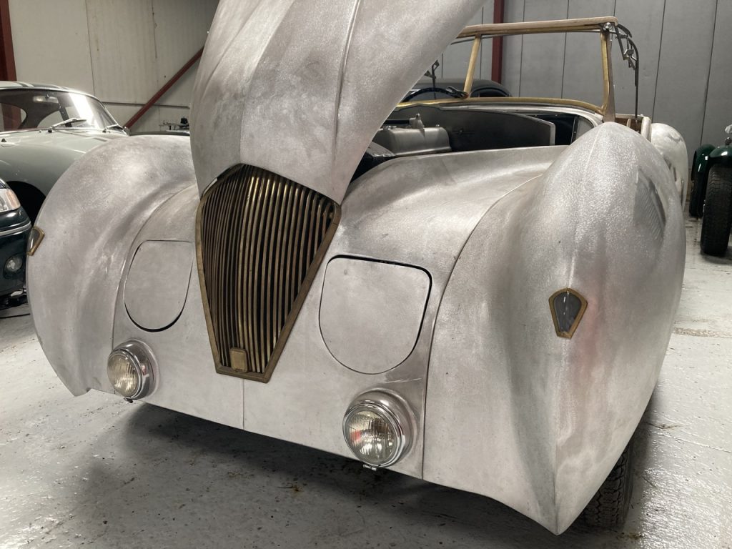 1946 Healey prototype nose