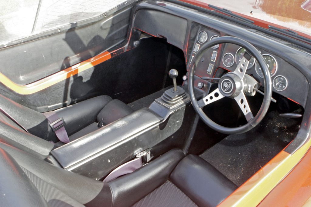 Lotus Seven S4 cockpit