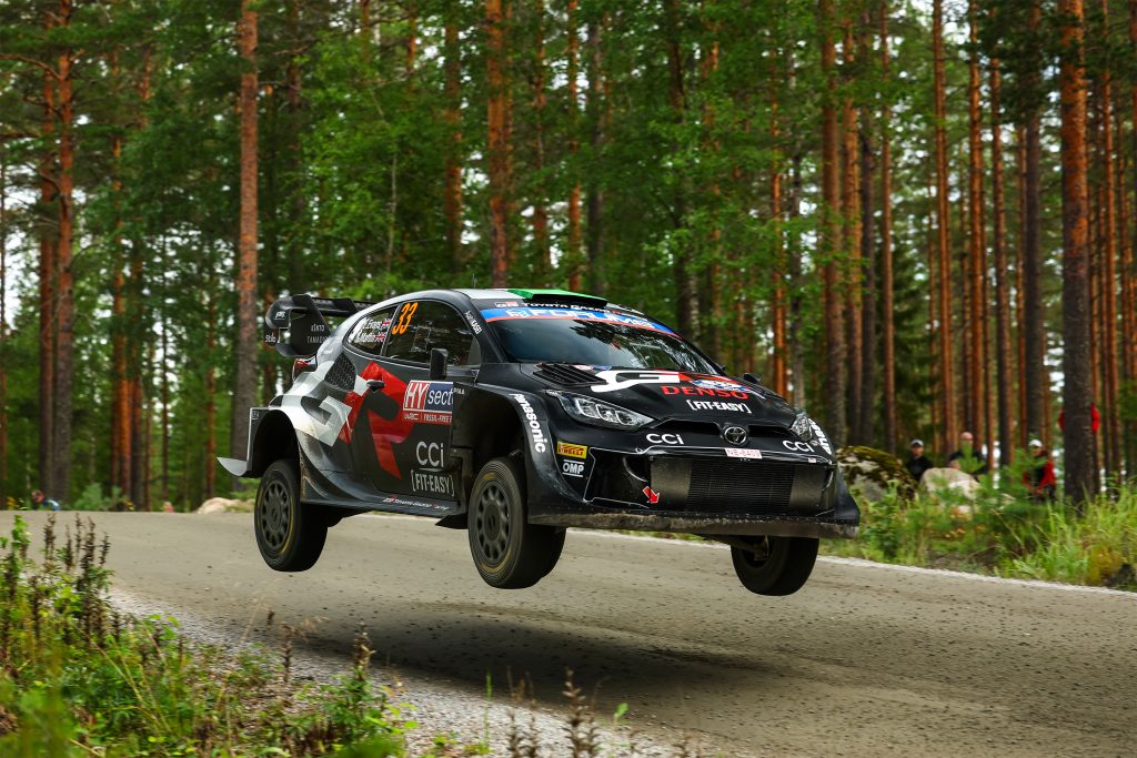 Toyota GR Yaris rally jump