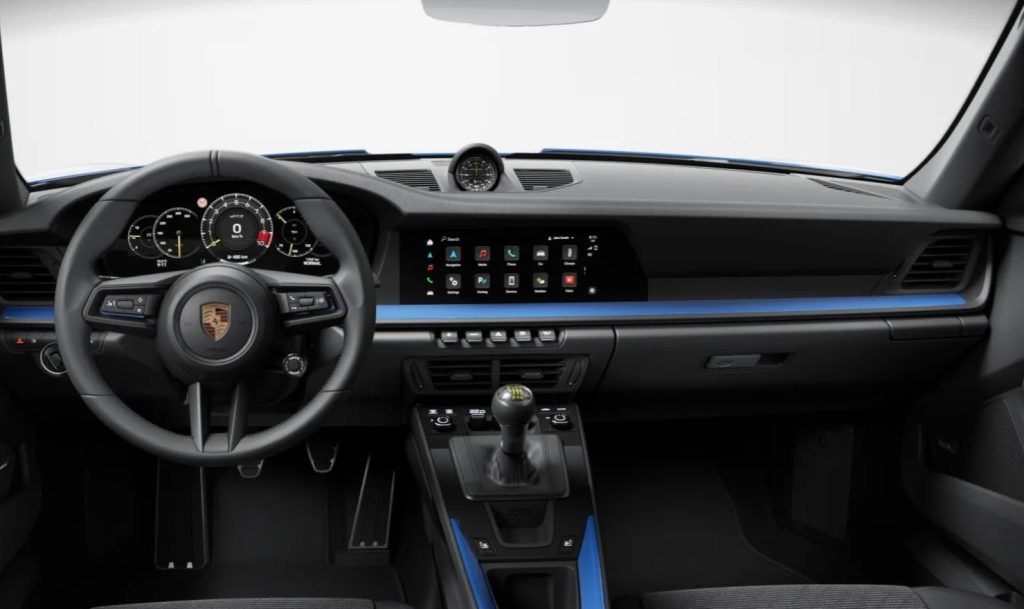 2025 Porsche 911 GT3 configurator interior