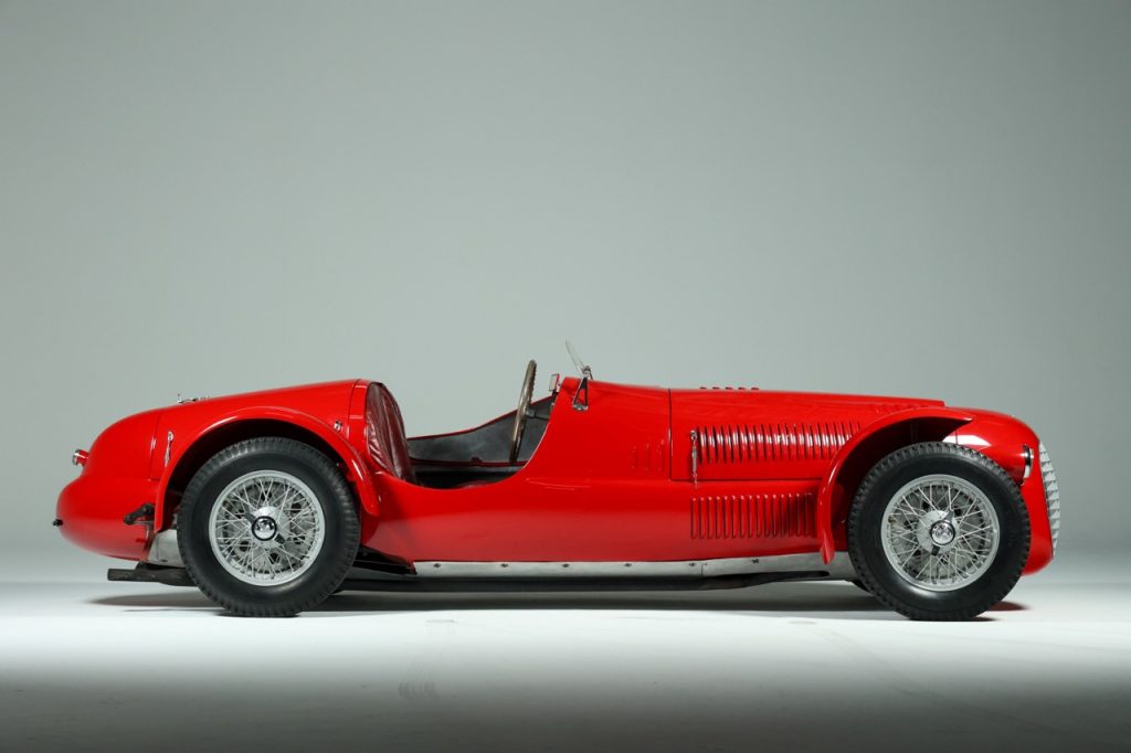 1948 Ferrari 166 Spyder Corsa profile