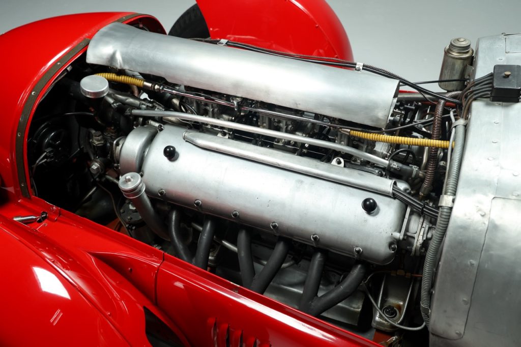 1948 Ferrari 166 Spyder Corsa engine