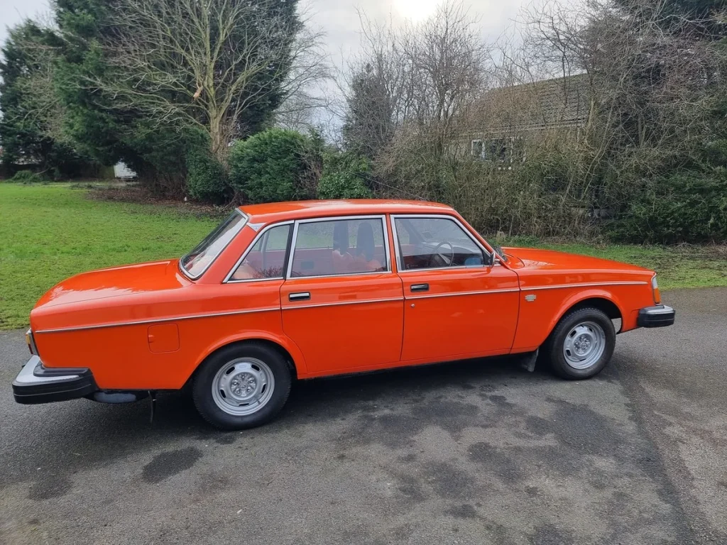 1975 Volvo 244 rear 3/4