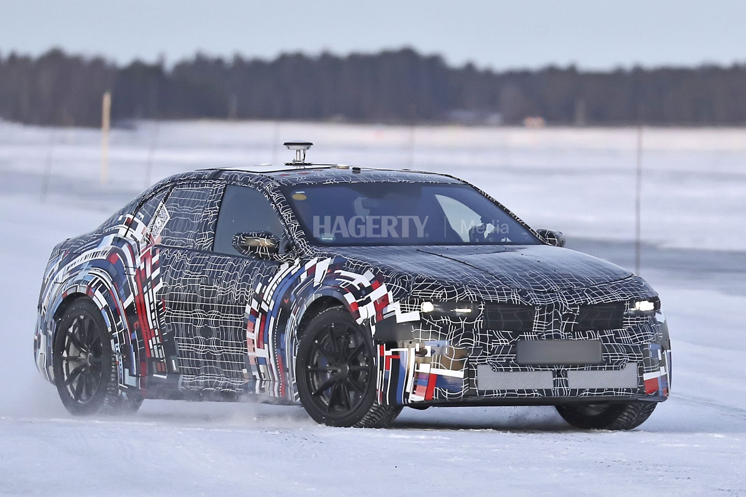 BMW M3 EV Flares Up in Cold Weather Testing