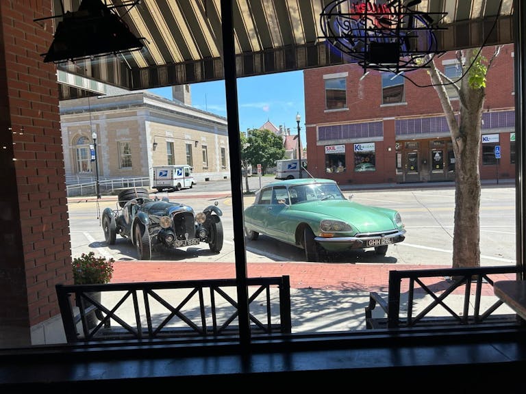 1937 Lagonda and Citroen DS