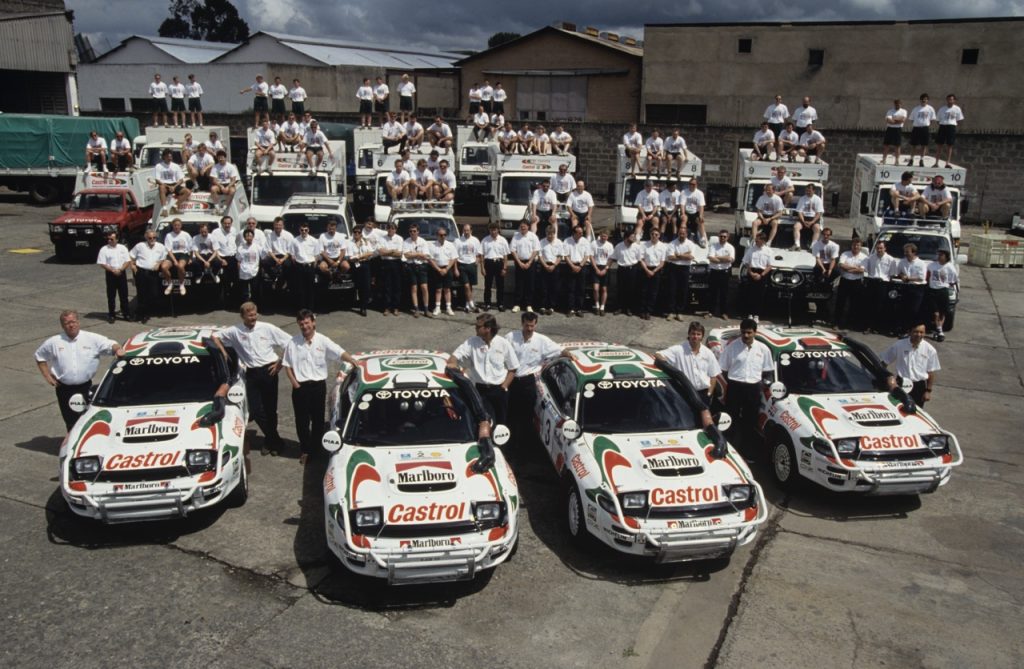 Team Toyota WRC Celicas Safari Rally 93