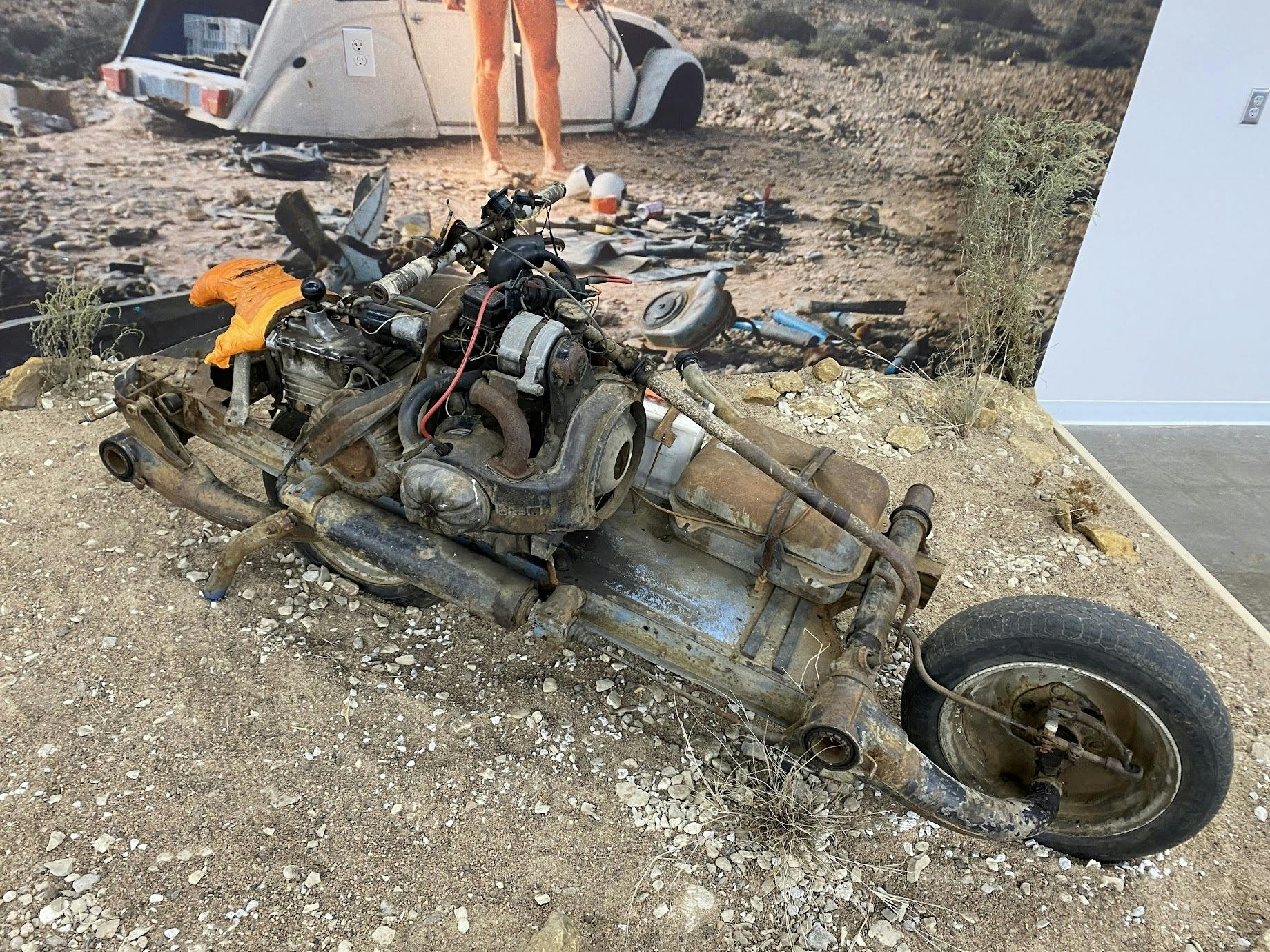 This Feisty Frenchman Turned His 2CV into a Two-Wheeler to Escape the Sahara