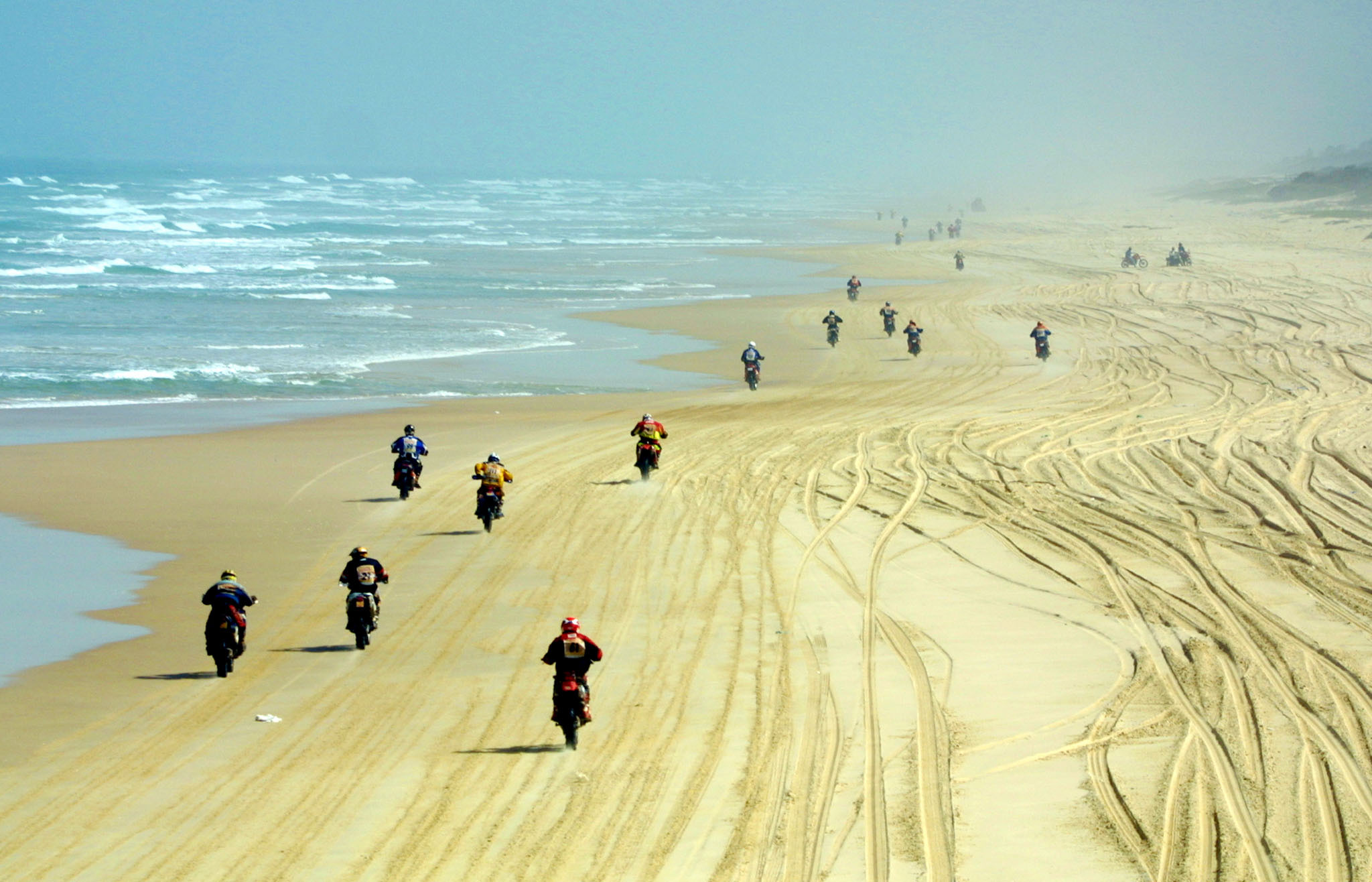 Dakar race beach terrain