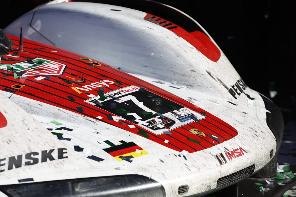 IMSA Rolex 24 at Daytona winning porsche