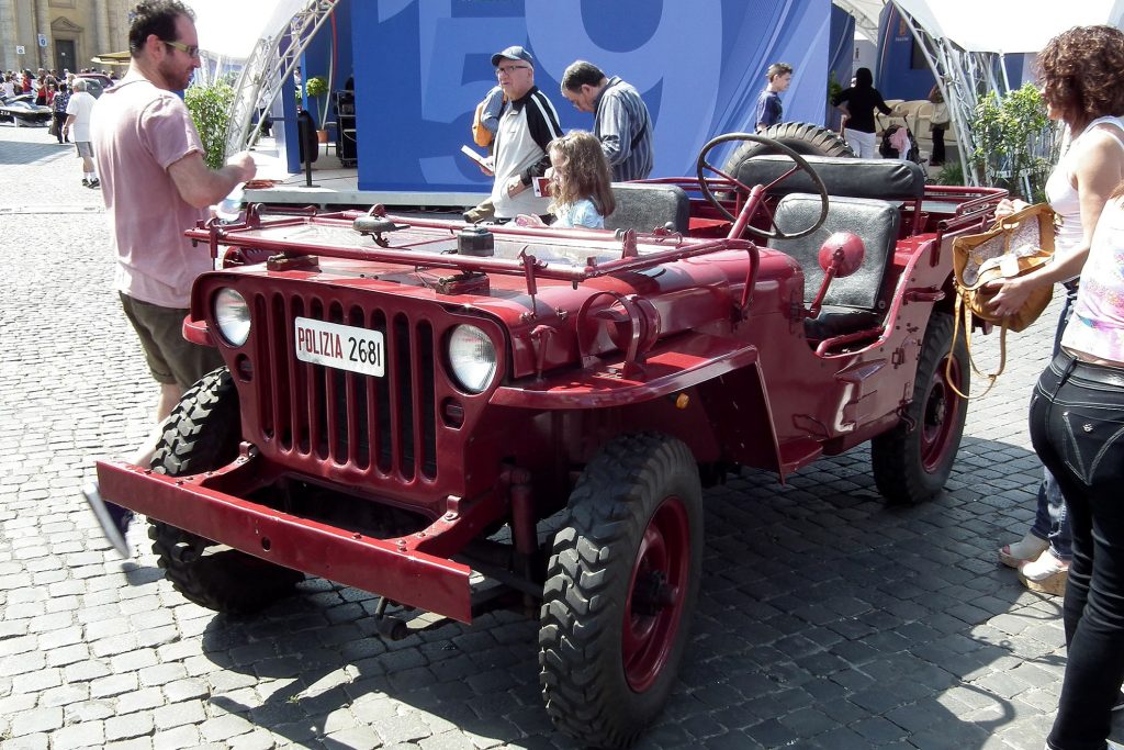 Willys Jeep Polizia italian service vehicle post WW2