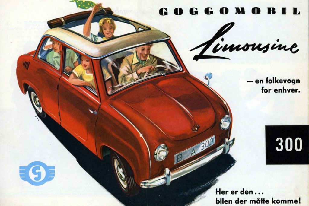 Red Goggomobil saloon