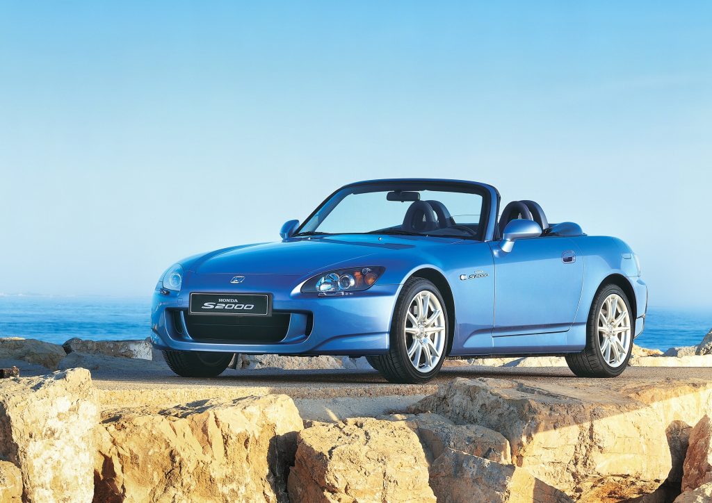 Blue Honda S2000