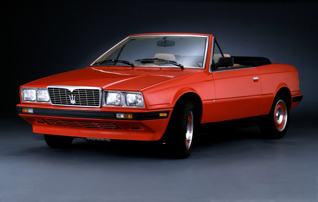Red Maserati Biturbo Spyder