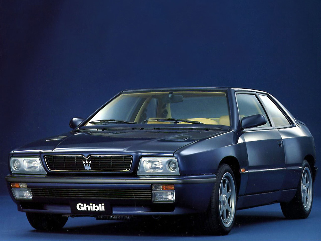 Blue Maserati Ghibli