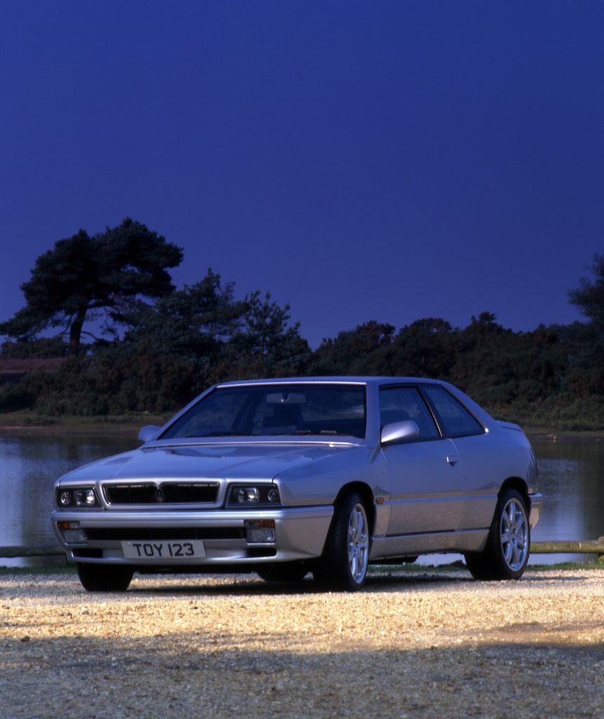 Silver Maserati Ghibli