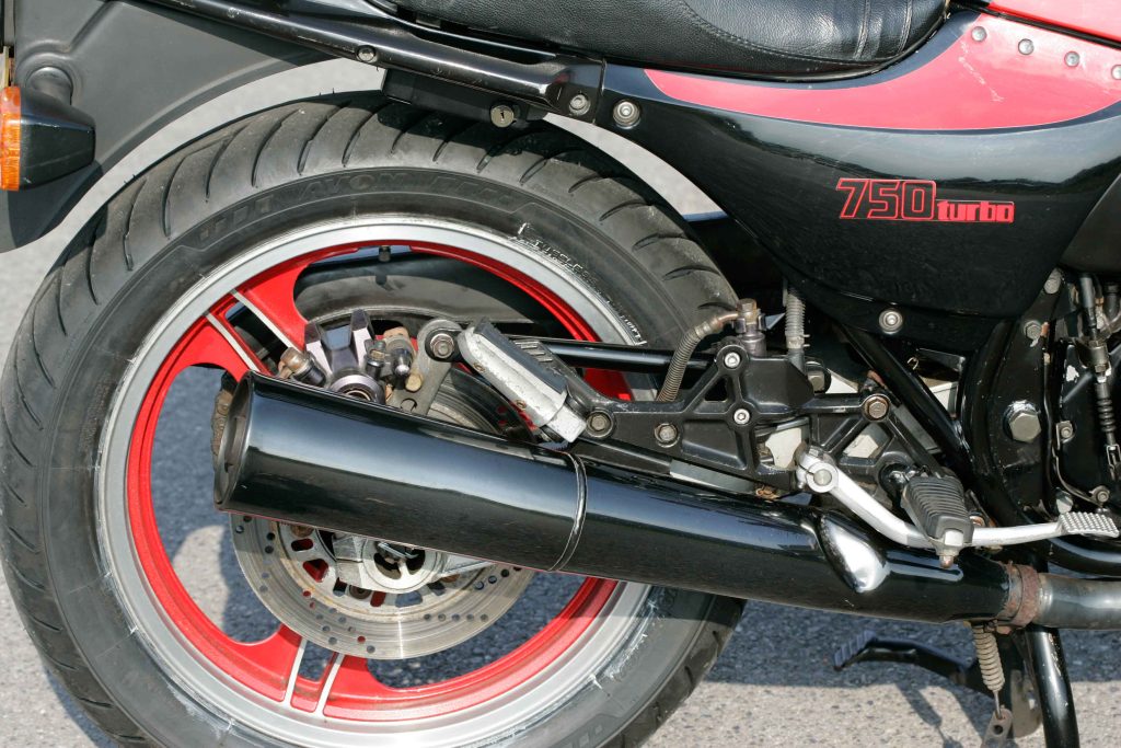 Kawasaki ZX750 Turbo rear wheel