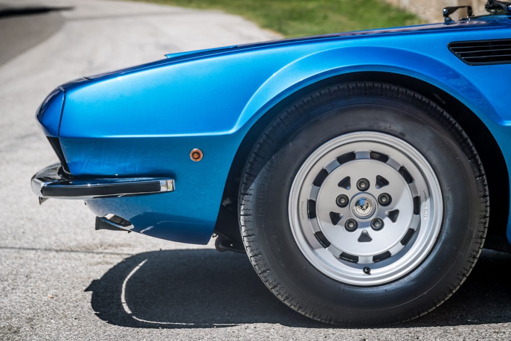 Blue Lamborghini Jarama