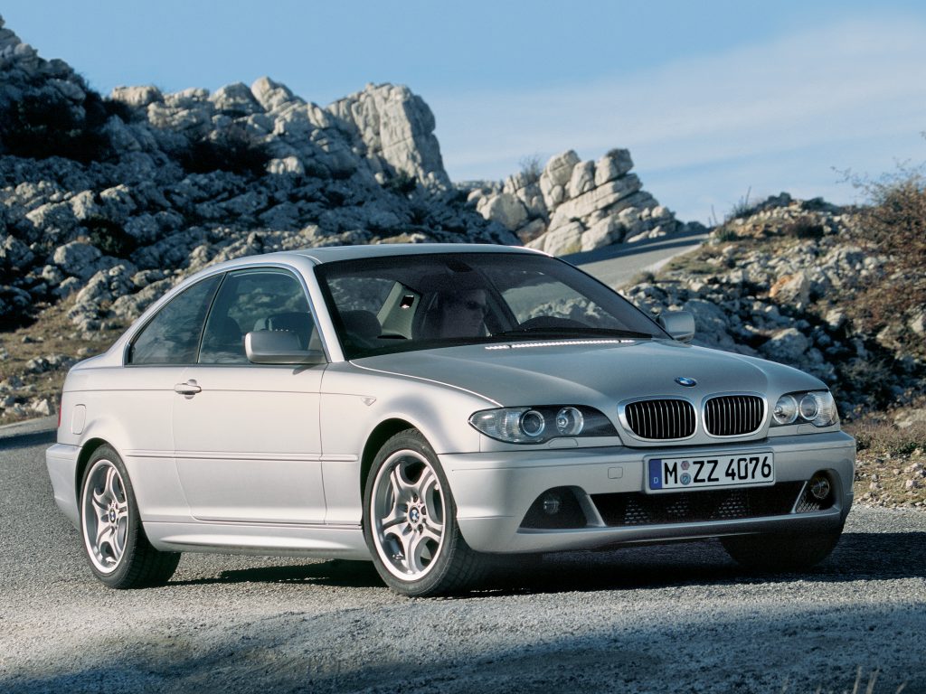 Silver BMW E46 330Ci