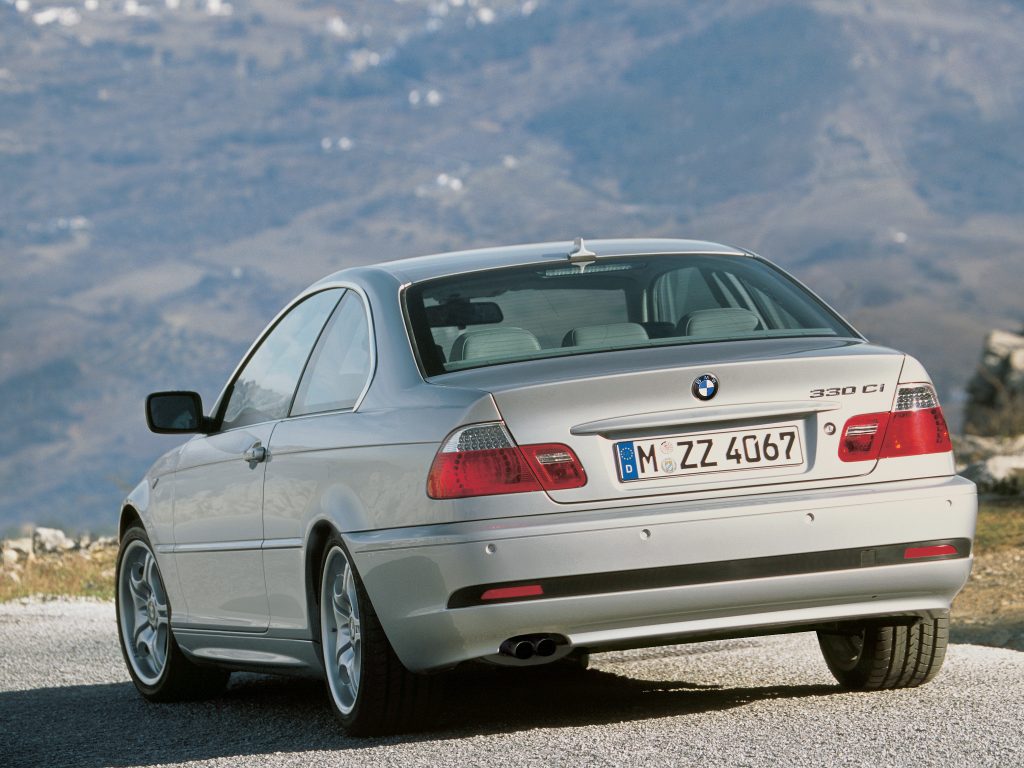 Silver BMW E46 330Ci