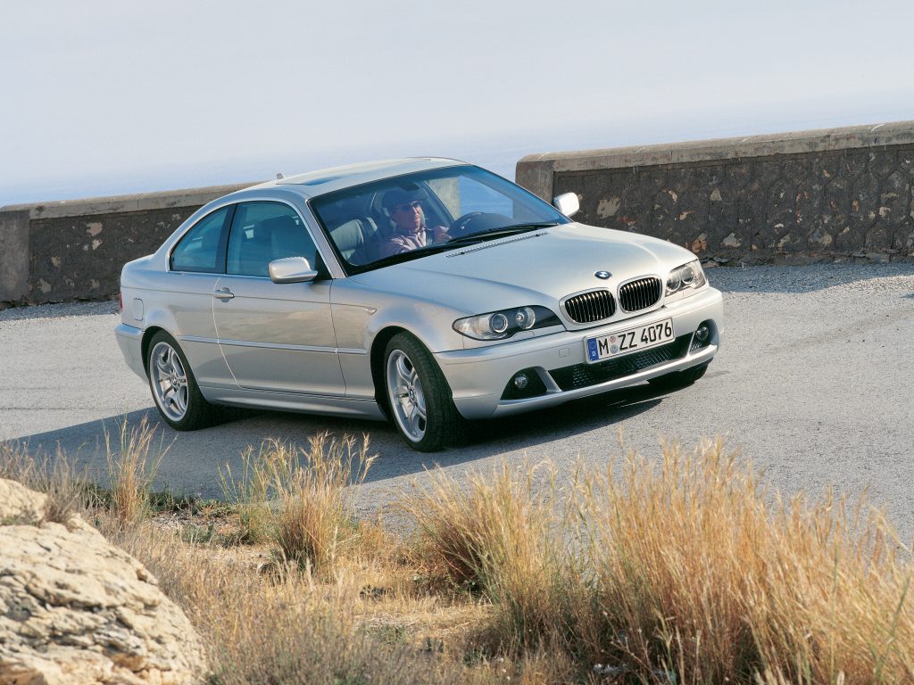 Silver BMW E46 330Ci