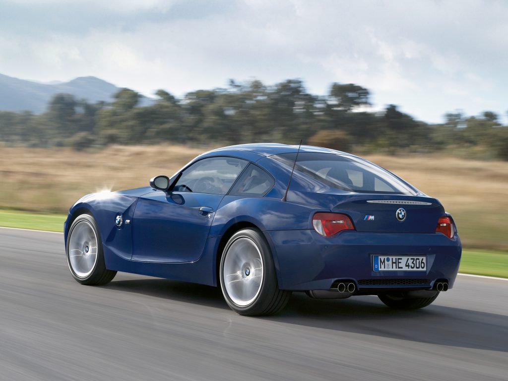 Blue BMW Z4M