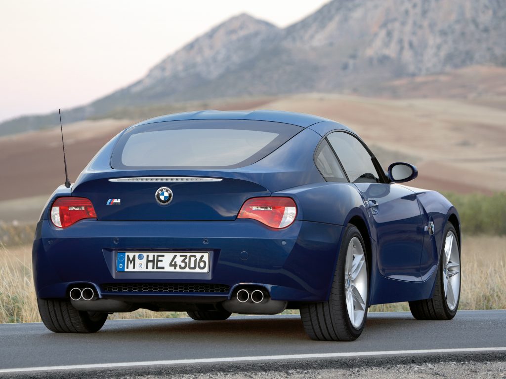 Blue BMW Z4M