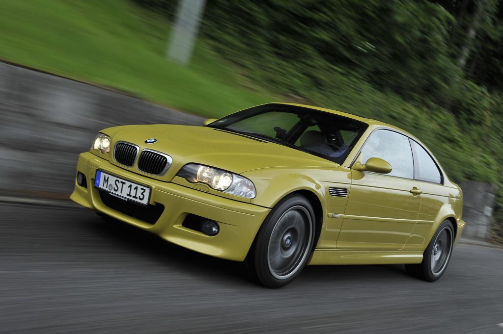 Gold BMW M3 Coupe E46