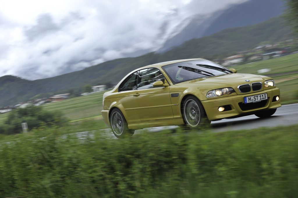 Gold BMW M3 Coupe E46