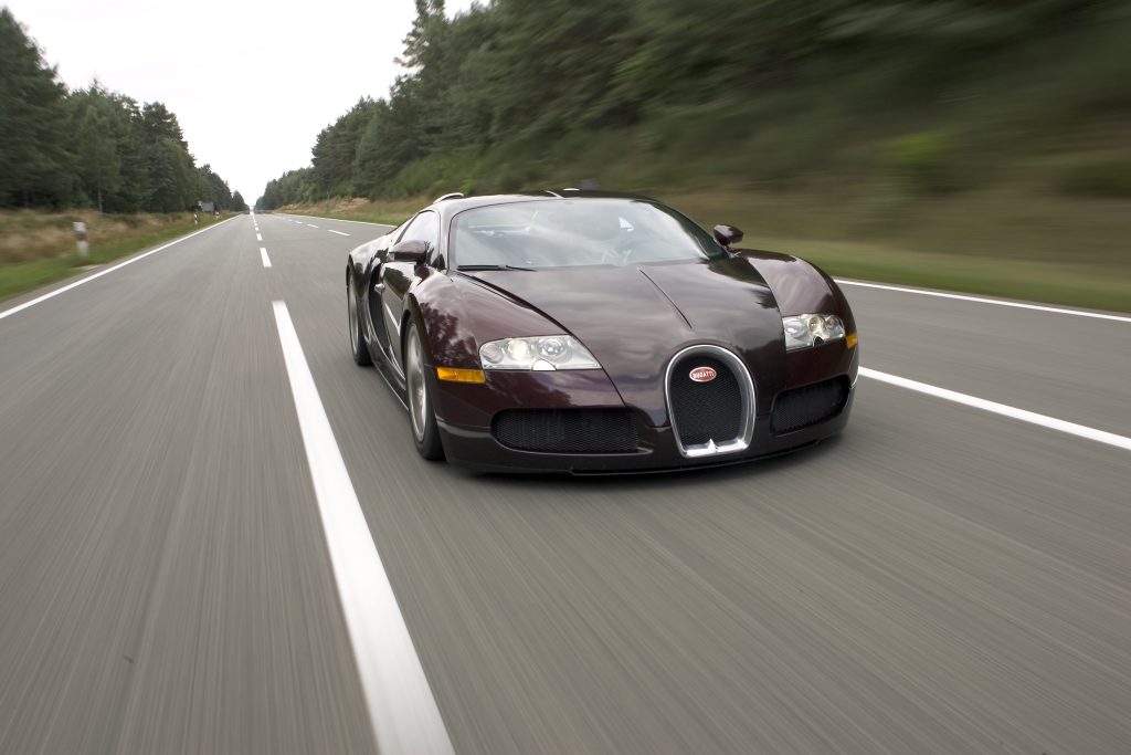 Purple Bugatti Veyron