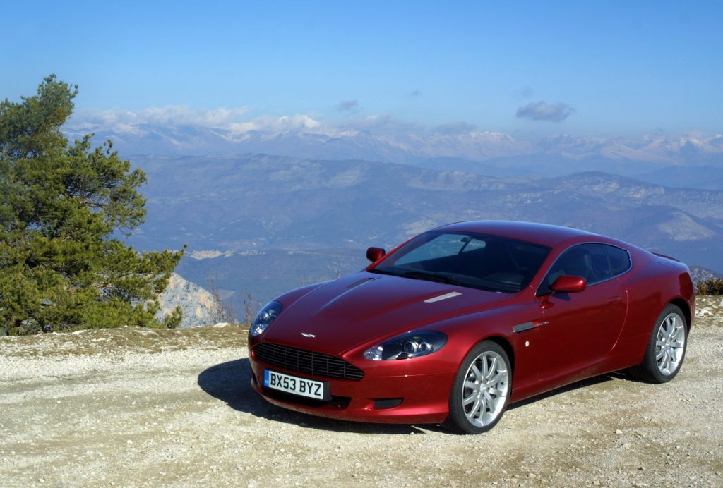 Red Aston Martin DB9