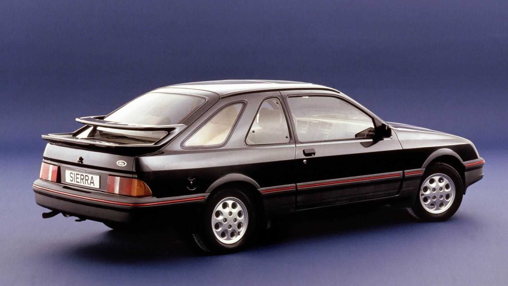 Black Ford Sierra xr4i