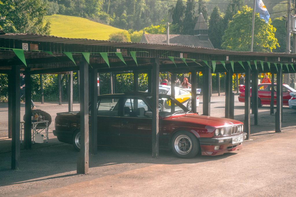 Red BMW E30