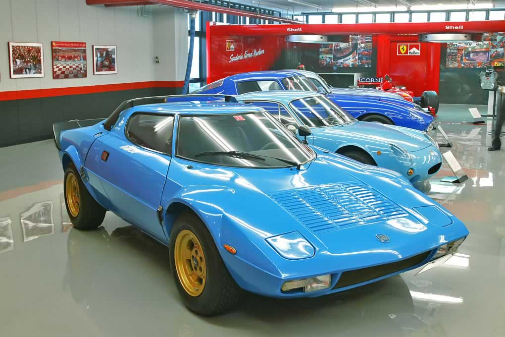 Blue Lancia Stratos Stradale