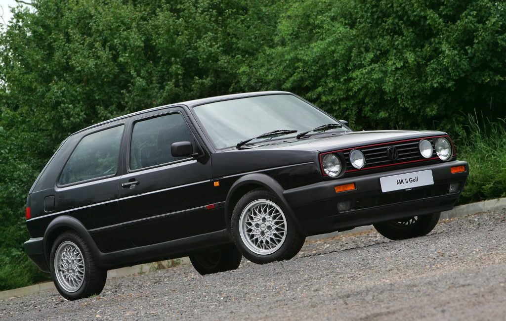 Black Volkswagen GTI Mk2
