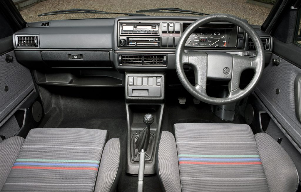Volkswagen GTI Mk2 interior